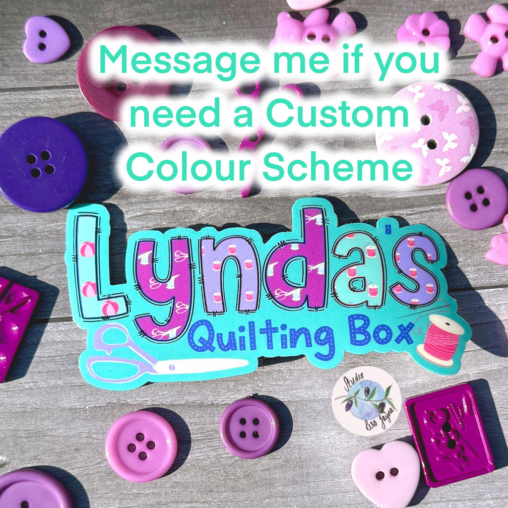 Sewing Name Sticker Label