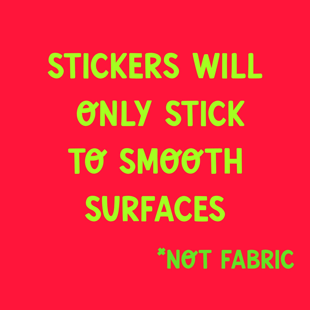80s Wave Name Sticker Label - a red sign with green text