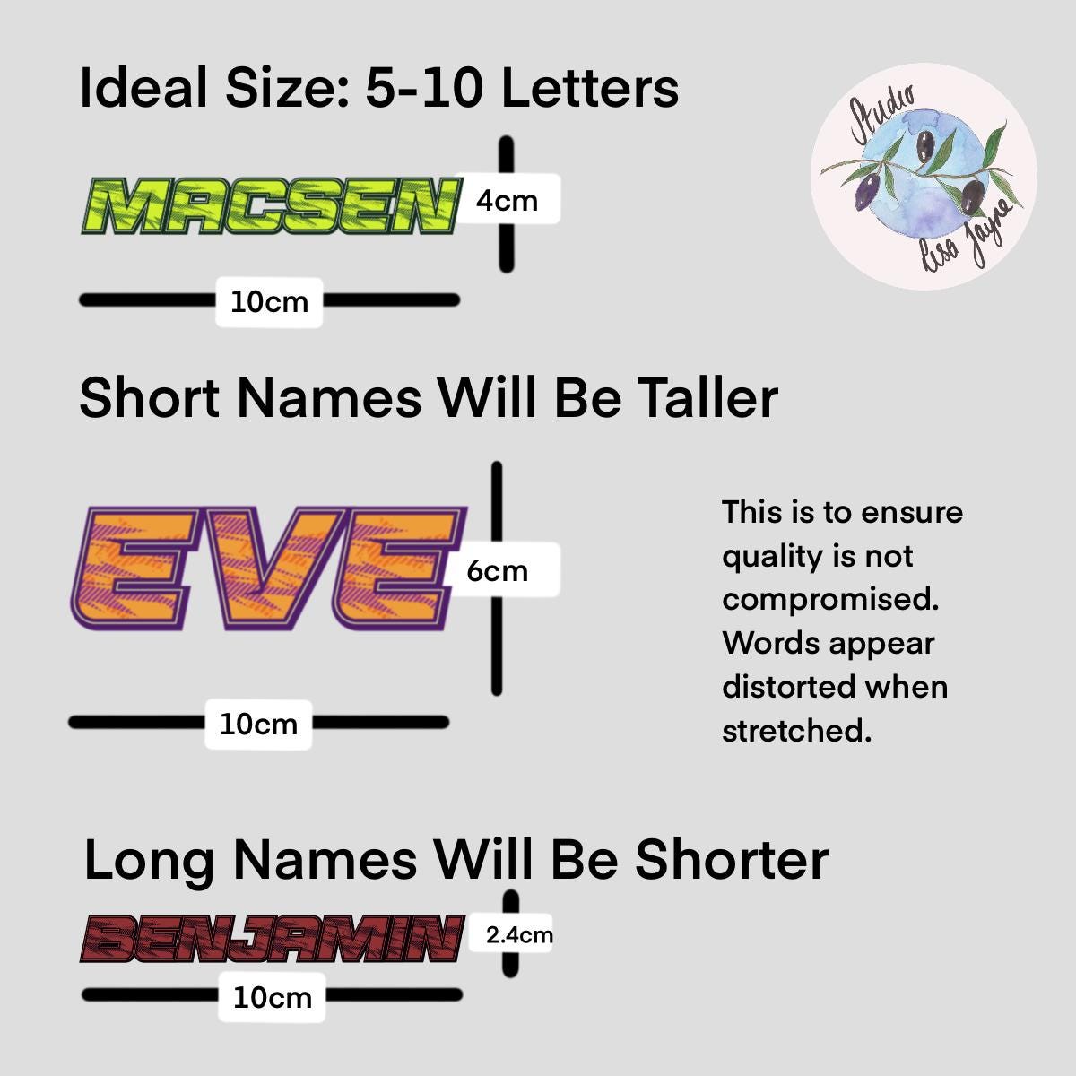 Sport Retro Name Sticker Sticker Label - a chart of different names