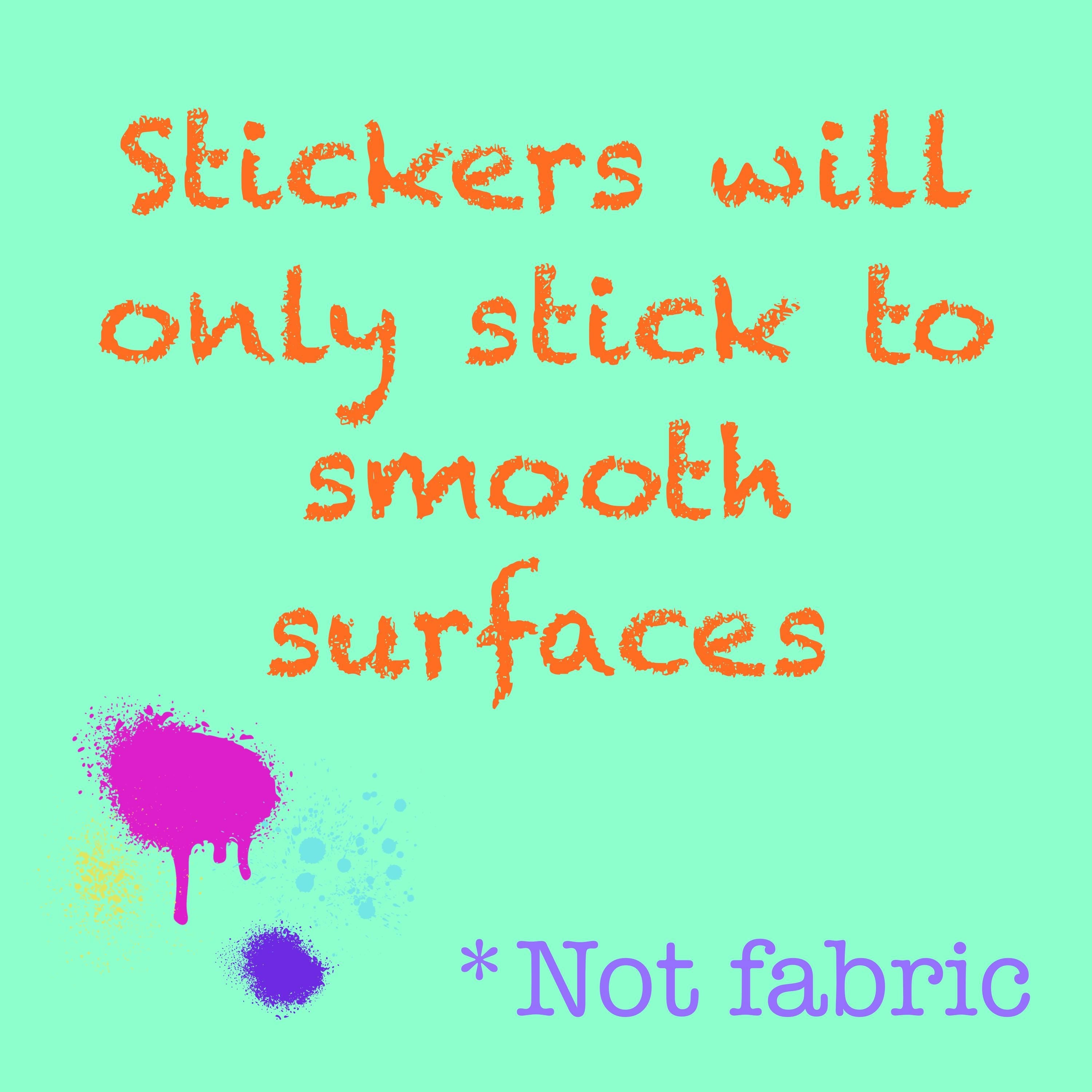 Artist Painter Painting Name Sticker Label - a green background with text and colorful paint splatters