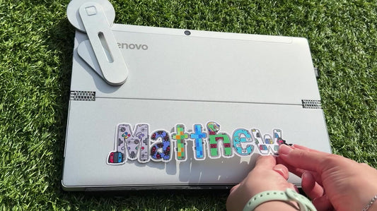 Gamer Name Stickers - Computer Game Geek Video Games Waterproof  Photo Album Name Labels Personalised Decals
