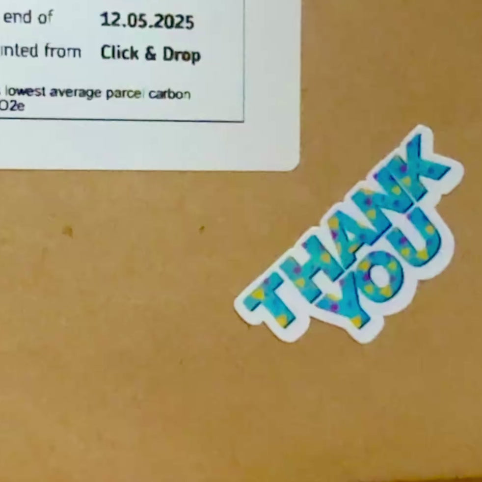 Thank You Stickers Envelope Labels - A mixture of styles