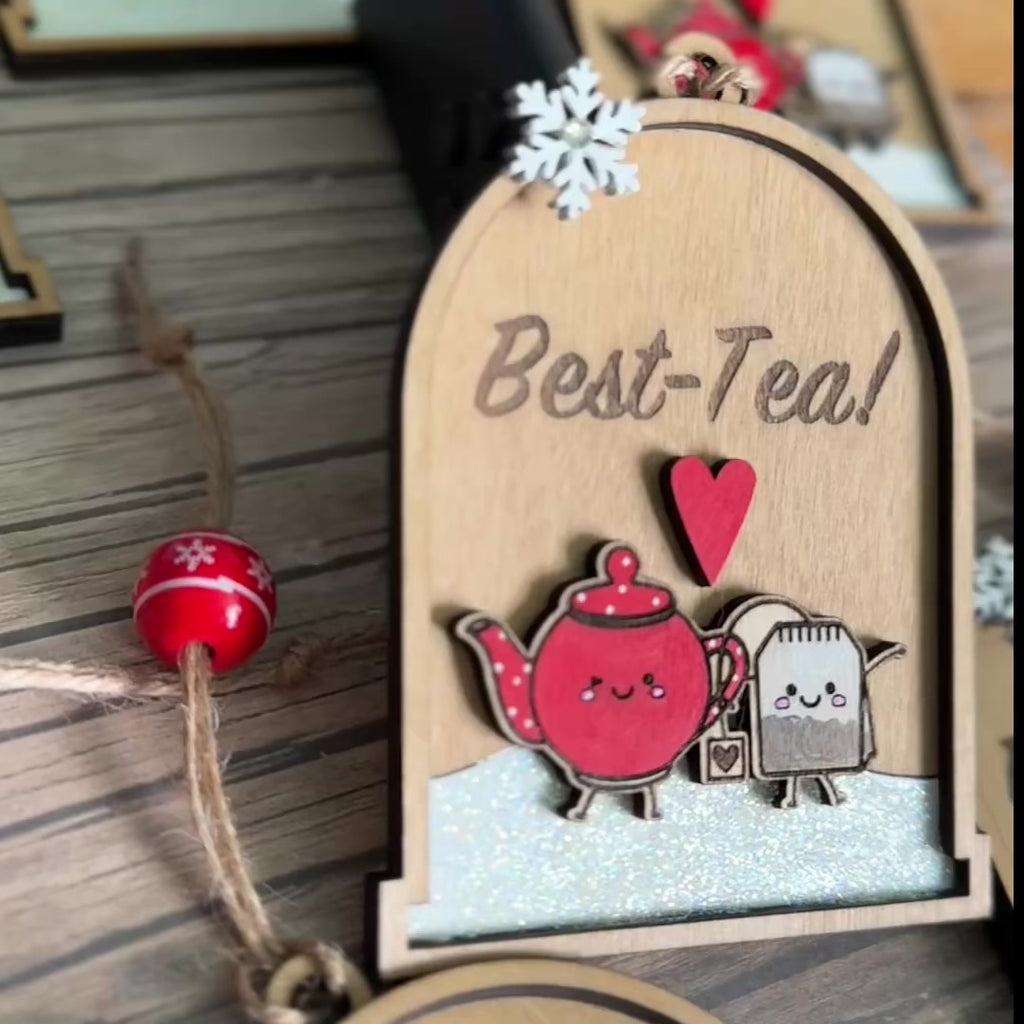 Best Tea (Best Friend) Christmas Tree Decoration