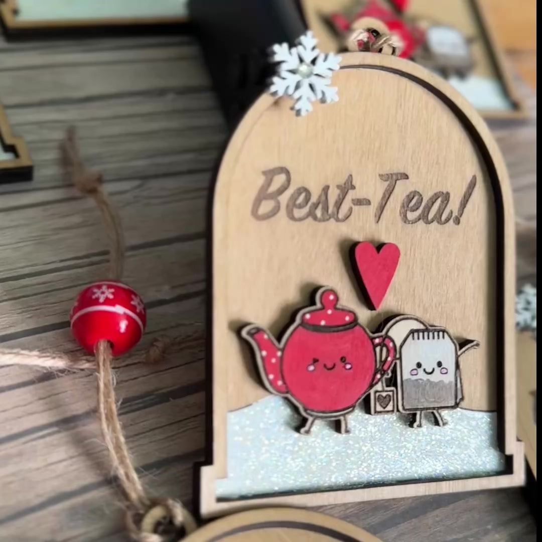 Best Tea (Best Friend) Christmas Tree Decoration